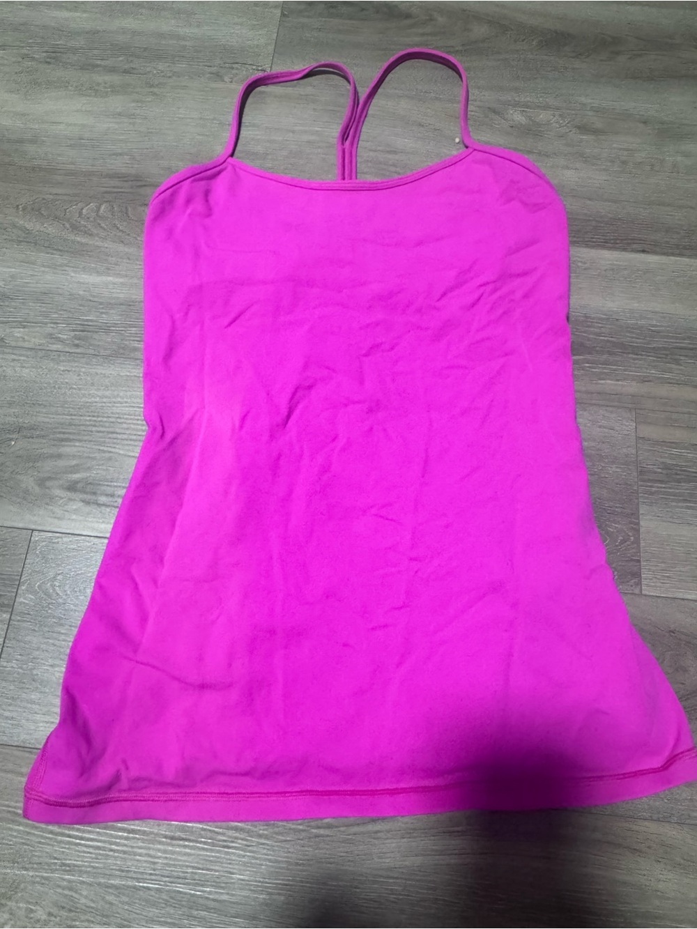 Lululemon Power Y Tank Top Hot Pink Size 10